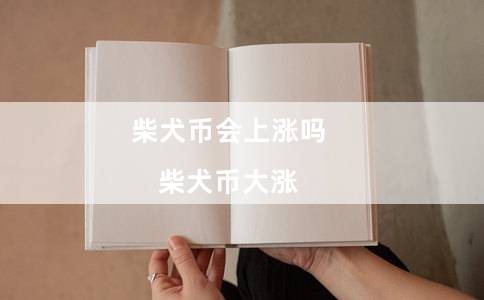 柴犬币会上涨吗（柴犬币大涨）-第1张图片-芝麻交易所下载