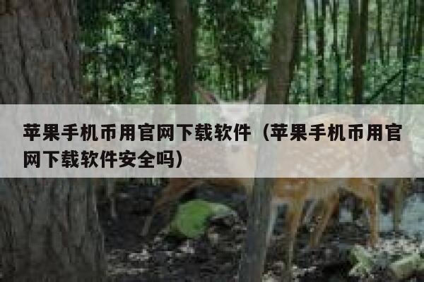 苹果手机币用官网下载软件（苹果手机币用官网下载软件安全吗）-第1张图片-芝麻交易所下载