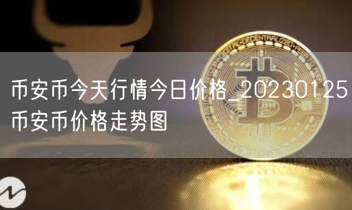 binance币今天行情今日价格_20230125binance币价格走势图-第1张图片-芝麻交易所下载