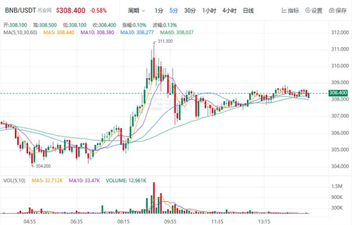 BNB近期最新价格 BNB近期行情K线图-第1张图片-芝麻交易所下载