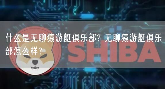 什么是无聊猿游艇俱乐部? 无聊猿游艇俱乐部怎么样?-第1张图片-芝麻交易所下载