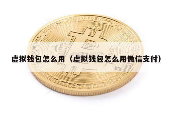 虚拟钱包怎么用（虚拟钱包怎么用微信支付）-第1张图片-芝麻交易所下载