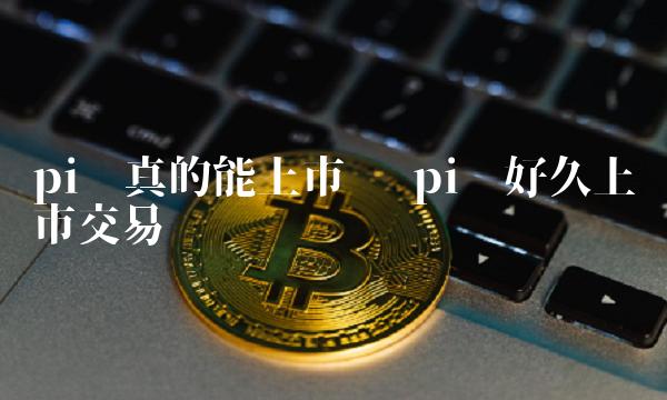 pi币真的能上市吗-第1张图片-芝麻交易所下载