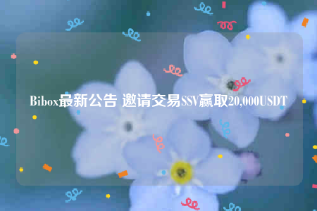 Bibo最新公告 邀请交易SSV赢取20,000USDT-第1张图片-芝麻交易所下载