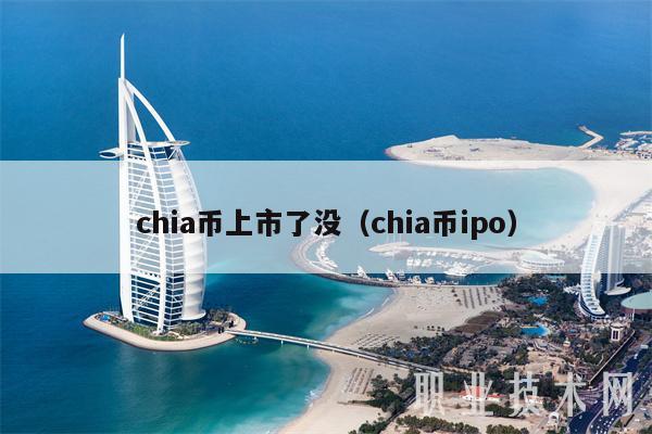 chia币上市了没（chia币ipo-第1张图片-芝麻交易所下载
