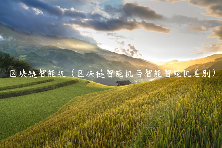 区块链智能机（区块链智能机与智能智能机差别）-第1张图片-芝麻交易所下载