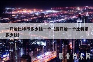 一开始比特币多少钱一个（最开始一个比特币多少钱