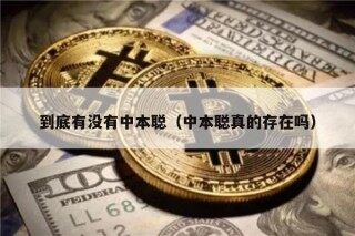 到底有没有中本聪（中本聪真的存在吗）