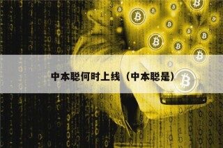 中本聪何时上线（中本聪是）