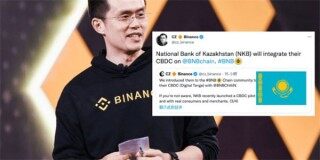 binance创始人赵长鹏：哈萨克CBDC数字坚戈将在BNB Chain试行