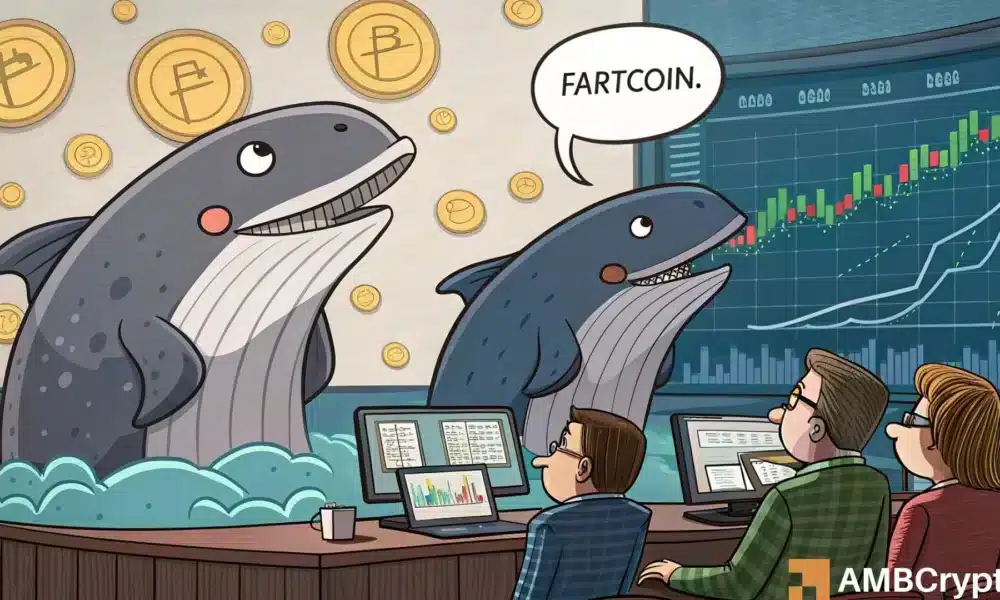 Fartcoin 的疯狂之旅：巨鲸离场与 1 美元支撑位测试