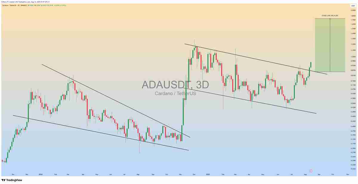 卡尔达诺（Cardano）分析师预测：未来数周或将迎来150%的“强势牛市反弹”