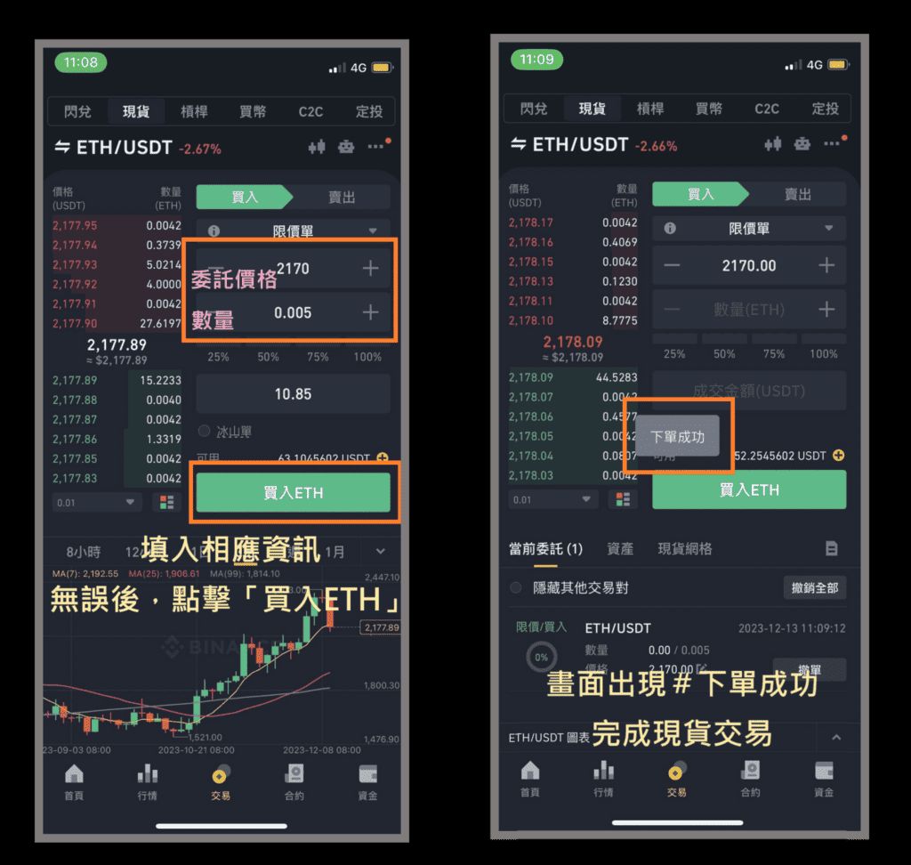 币安怎么设置限价单-币安限价单购买以太坊图文教学 - php中文网
