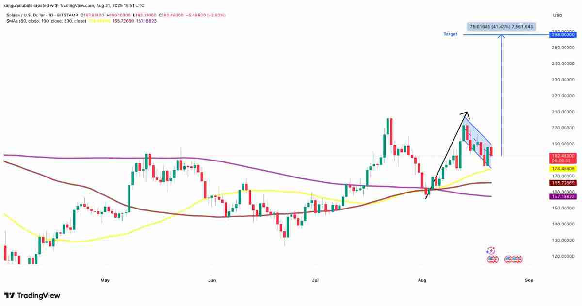 解读:索拉纳(SOL)走势图现加密货币最强看涨信号:260美元指日可待?