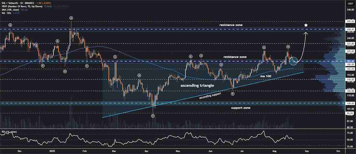 解读:索拉纳(SOL)走势图现加密货币最强看涨信号:260美元指日可待?