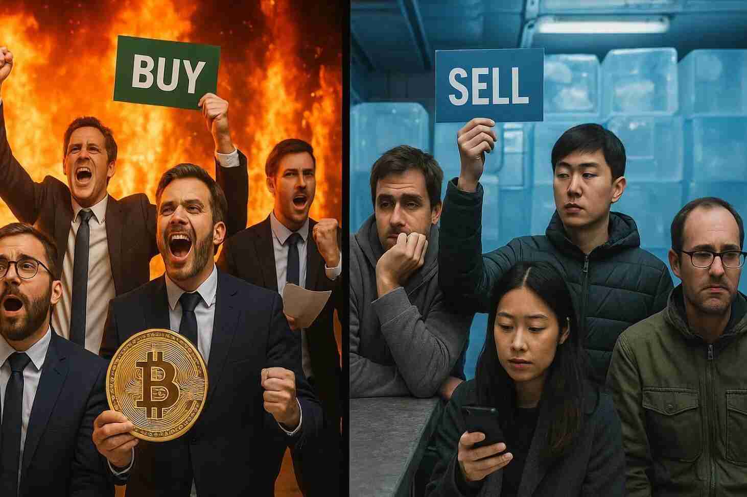 机构资金疯买比特币,但散户情绪却反应冷淡