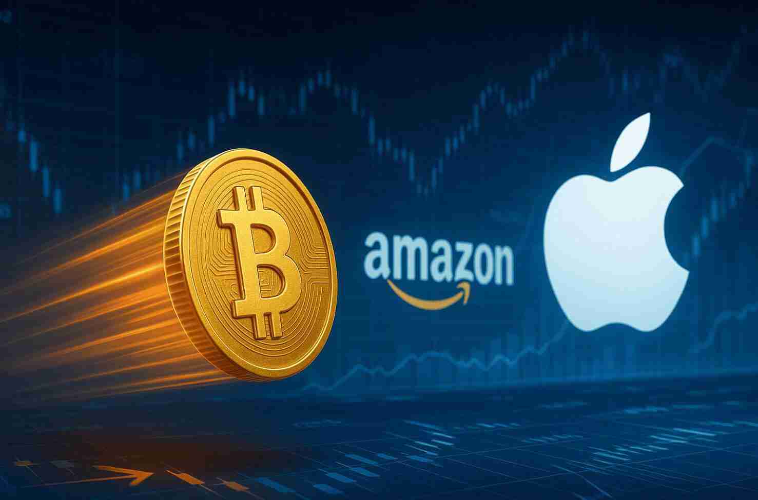 比特币又破历史新高，市值一路上涨超车亚马逊