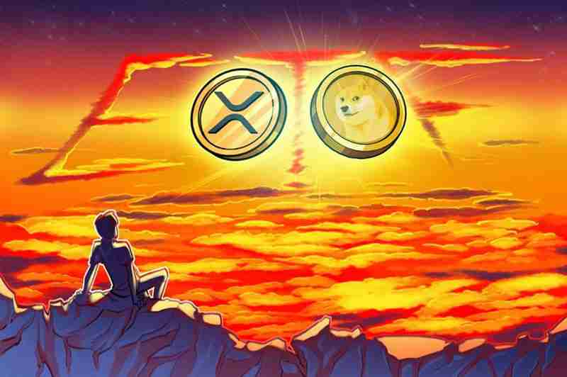 喜报：rex-osprey的瑞波币（xrp）、狗狗币（doge）etf首日表现不俗，交易量达5400万美