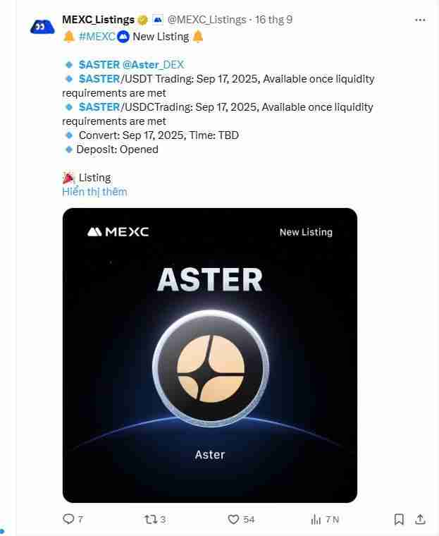 什么是Aster？Aster代币经济学、路线图及价格预测