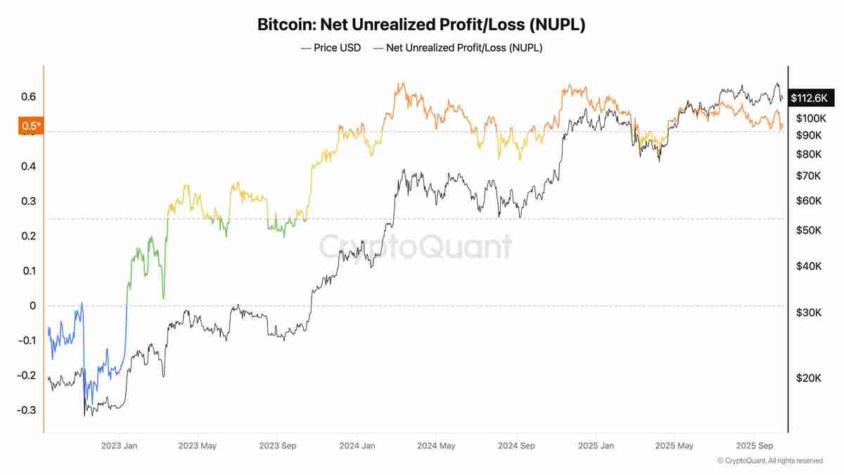 一文了解比特币（BTC）指标显示“狂热期”，11.25万美元价位令新买家承压