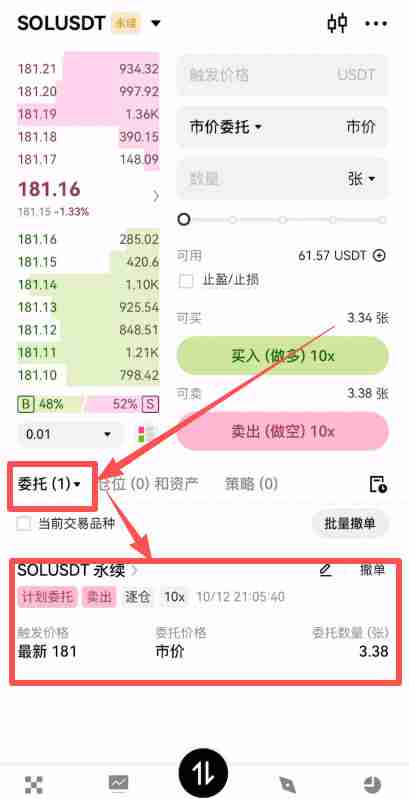 币安合约交易必看：限价、市价、止盈止损以及计划委托成交形式全攻略