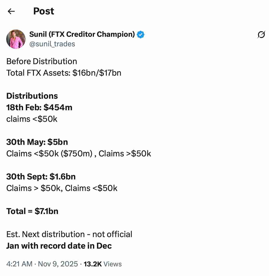 一文详细了解FTX崩盘三年后：债权人仍在等待，行业重建信任之路漫漫