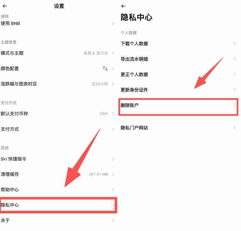 Binance币安账号教学指南:为什么需要删除账号?如何安全删除?(APP/Web端)