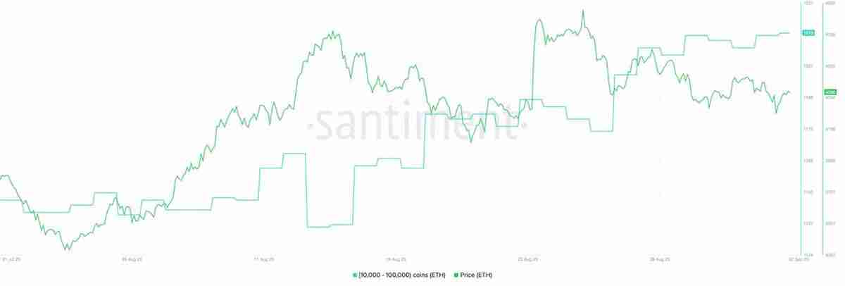 以太坊巨鲸狂扫26万枚ETH,重燃5000美元复苏预期